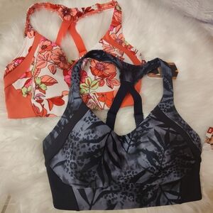 Avia Women's Molded Raced Sports Bra Bundle